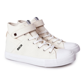 Sneakers Alta Big Star FF174140 Bianco ecru