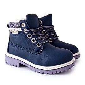 PH1 Trappers Warm Bambini Con Pelliccia Navy Blue Estee blu navy