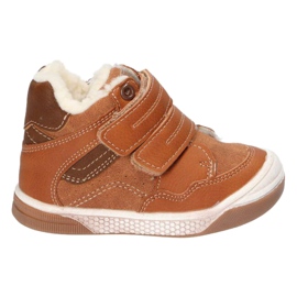 Stivali Sportowe con Velcro American Club XD17 / 21 Camel marrone giallo