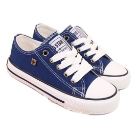 Big Star Jr. FF374202 scarpe blu navy bianca