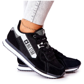Scarpe sportive in pelle Big Star II274271 Nero bianca