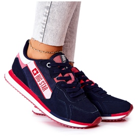 Scarpe sportive in pelle Big Star II274270 Blu navy bianco rosso