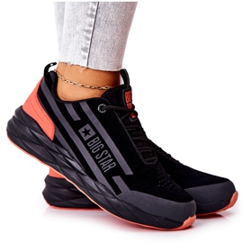 Scarpe Sportive in Pelle Big Star II274460 Nere nero rosso