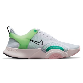 Nike SuperRep Go 2 W CZ0612-136 scarpe da allenamento bianca verde