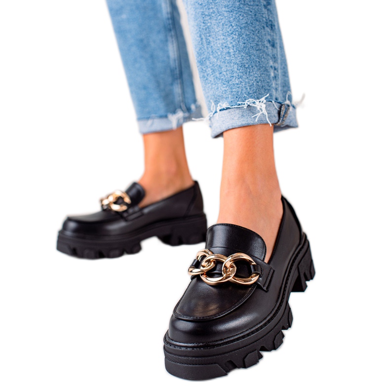 Sweet Shoes Scarpe eleganti sulla piattaforma nero