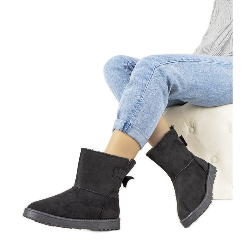 Stivali invernali neri da donna Cross Jeans Lomeli nero