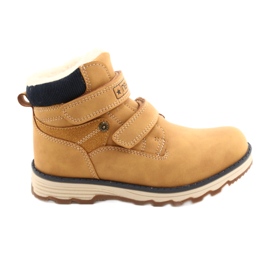 Stivali in legno con velcro Camel News 21DZ20-4307 giallo