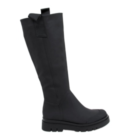 Stivali neri da donna neri QT27P Black nero