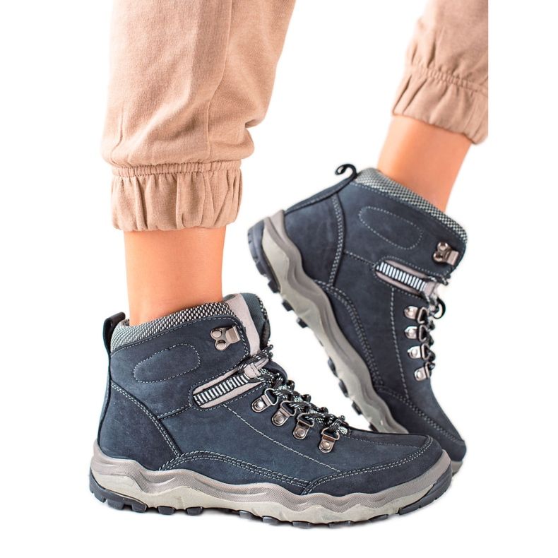 New Age Comode scarpe da trekking blu navy blu