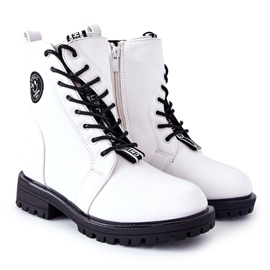PE1 Stivali Caldi Bambini Workers White Rosalie bianco