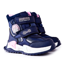 PJ2 Stivali da neve caldi per bambini Stivali Nemi blu navy