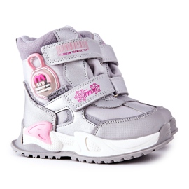 PJ2 Stivali da neve caldi per bambini Stivali Argento Nemi