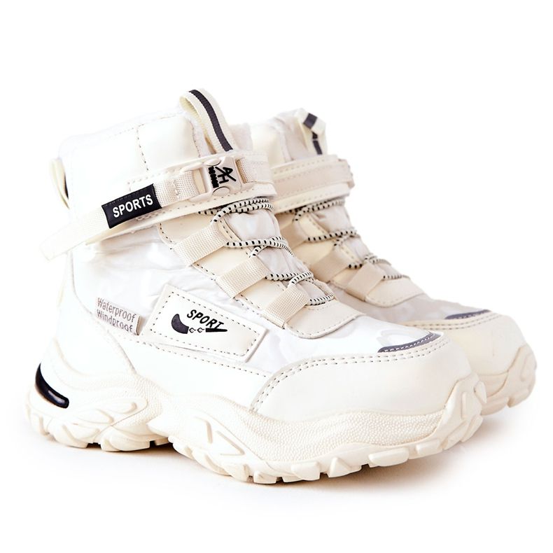 PJ2 Stivali da neve caldi Stivali Beige chiaro Erila