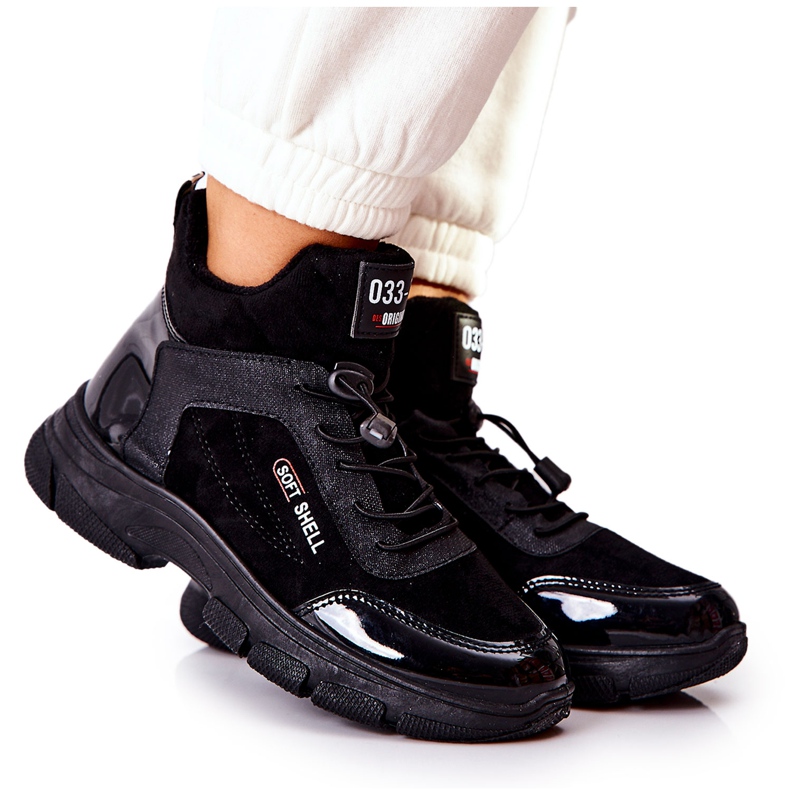 PH1 Scarpe sportive alte in pelle calde Black Merit nero