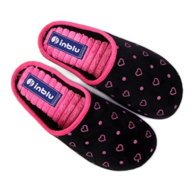 Pantofole da casa W Inblu ARC5 nere nero rosa
