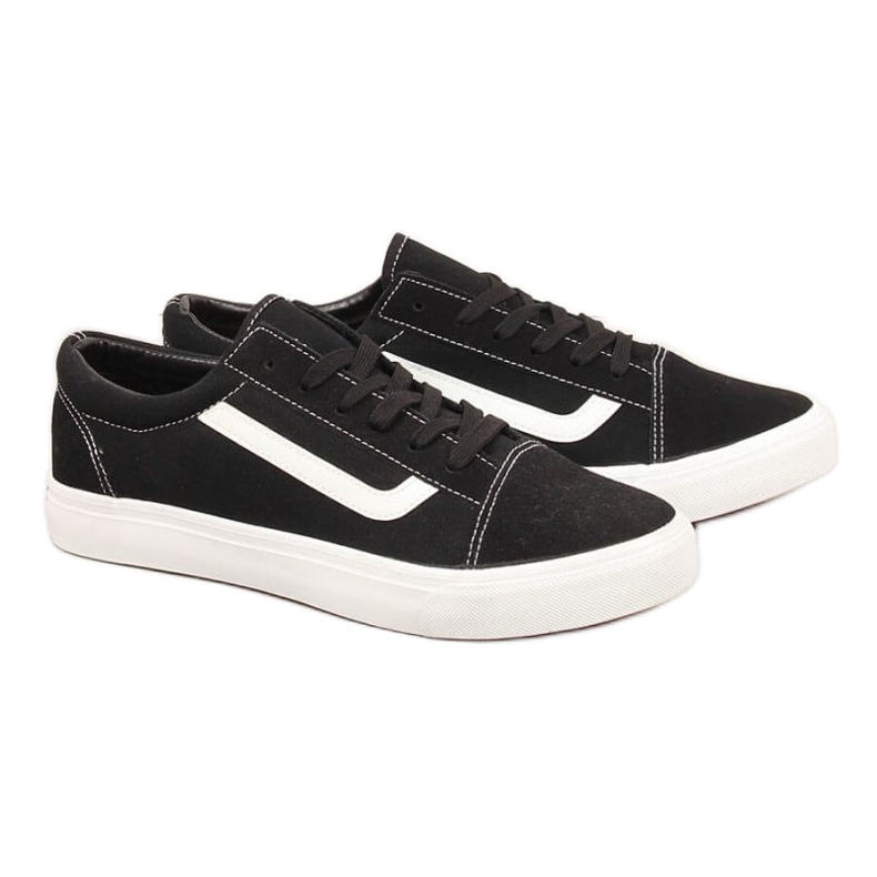 Sneakers basse Atletico MATC263B bianco e nero