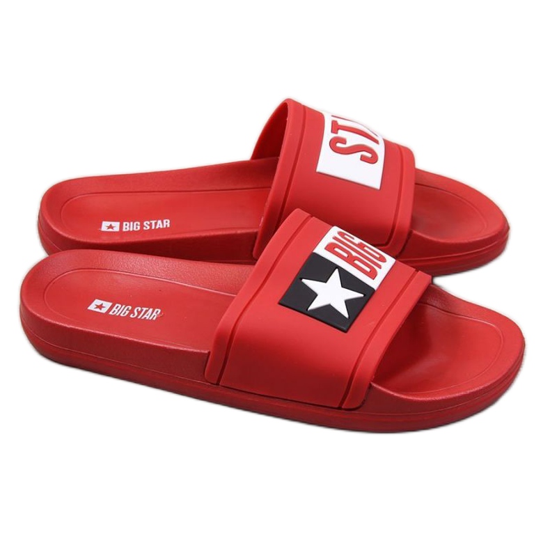 Ciabatte da piscina Big Star M DD174702 rosse rosso