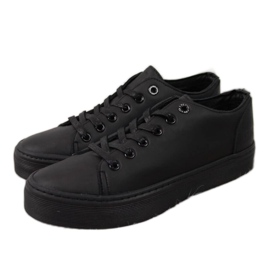 Sneakers basse nere sulla piattaforma Big Star W II274098 nero