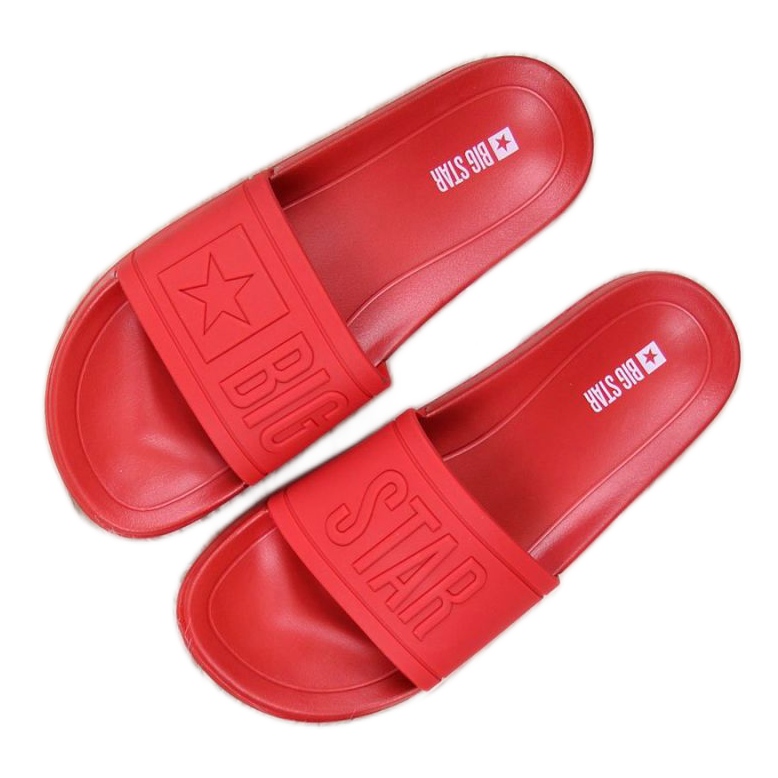 Ciabatte mare in gomma Big Star W DD274A270 rosse rosso