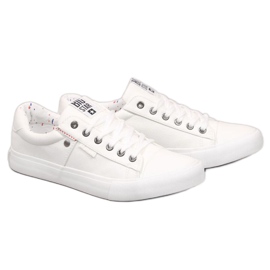 Sneakers basse in ecopelle Big Star M GG174028 bianche bianco