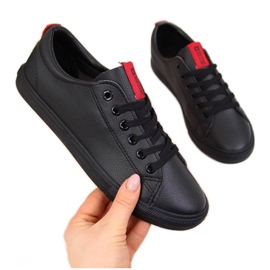 Sneakers basse Big Star DD274687 in ecopelle nera nero