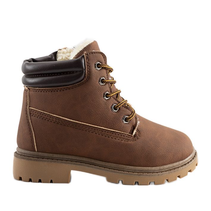 Trappers marroni per bambini Marseau marrone