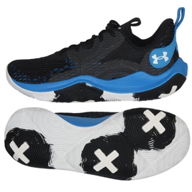 Scarpa da basket Under Armour Spawn 3 M 3023 738 003 nero nero