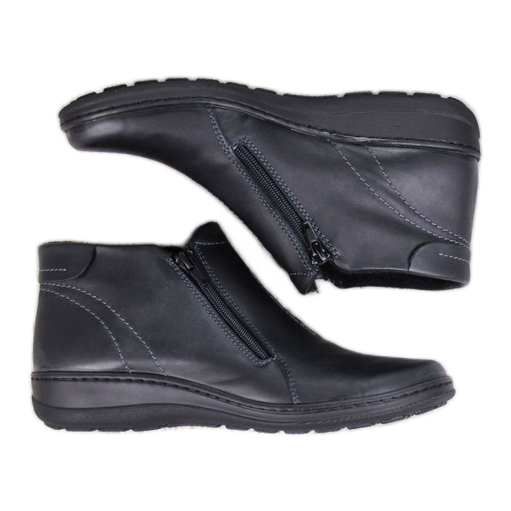 Comodi stivali isolanti in pelle W Helios 642 grigio