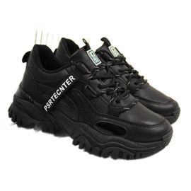 Sneakers su suola spessa Novità W EVE258A black nero