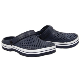 NOVITÀ W Pantofole in schiuma traforata EVE300B blu navy