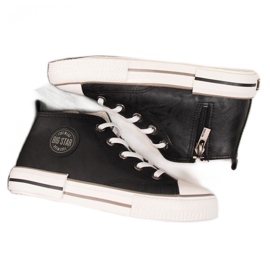 Sneakers in ecopelle Big Star Jr II374003 nere nero