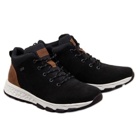 Scarpe in pelle Rieker M B6740 nero