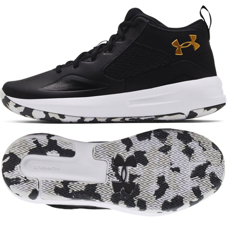 Scarpa da basket Under Armour Lockdown 5 M 3023 949 003 nero nero
