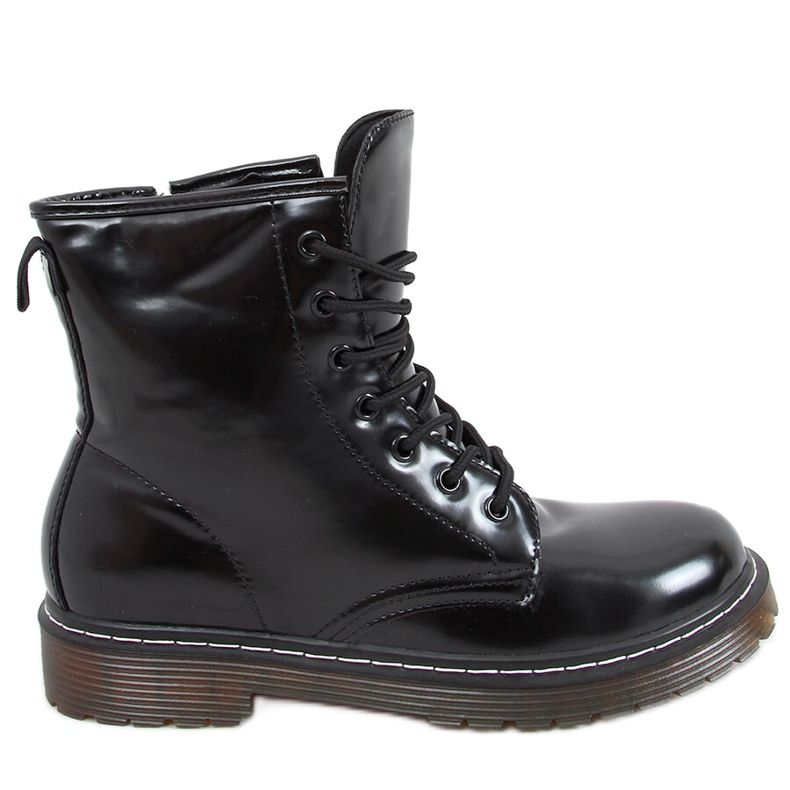 Stivaletti martensiaki da donna Dona Black nero