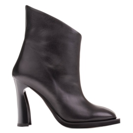 Marco Shoes Stivali eleganti con cuciture nero