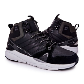 Scarpe sportive alte da uomo Big Star II174223 Nere nero