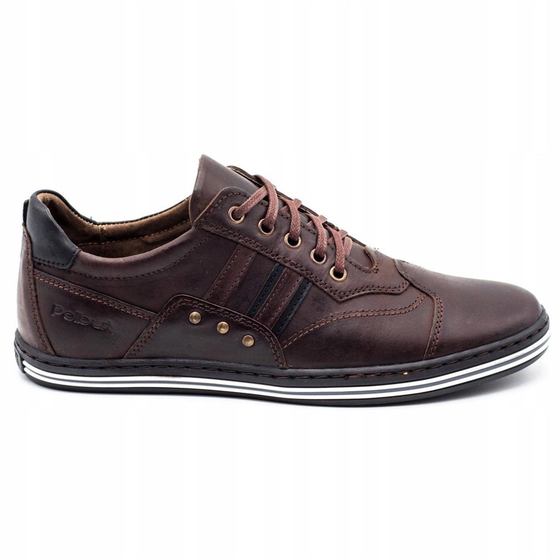 Polbut Scarpe casual da uomo 1801 testa di moro marrone