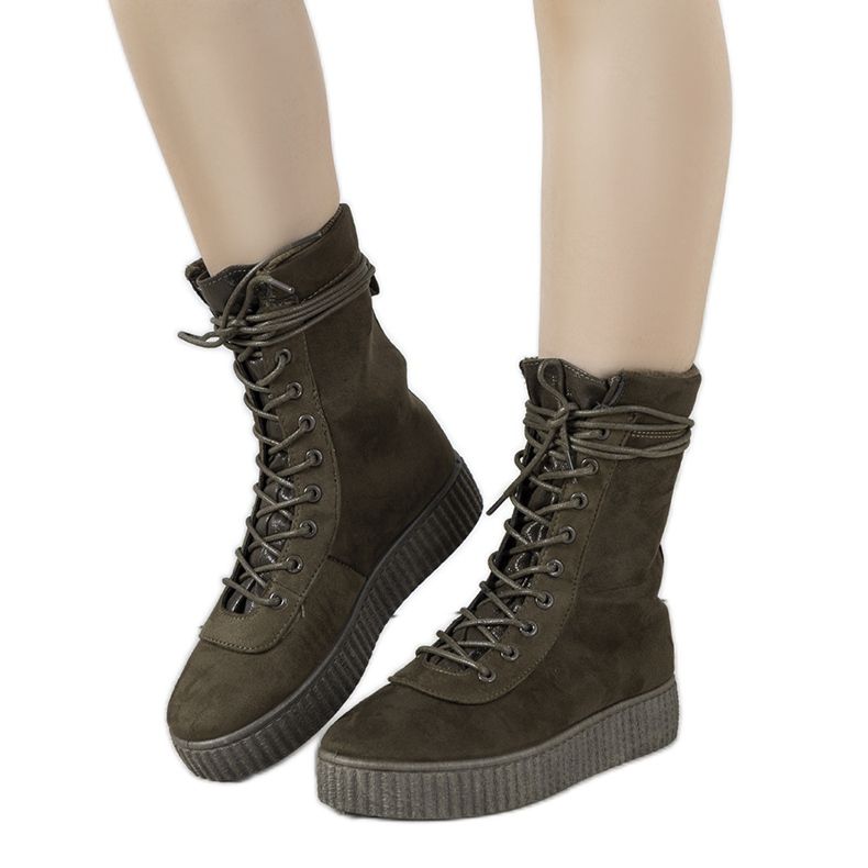 Sneaker Soliz verdi invernali verde
