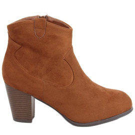 Annulla stivali da cowboy cammello marrone