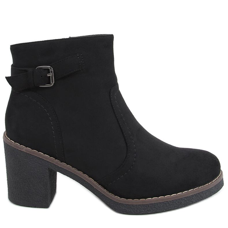 Stivali con tacco in gomma Retta Black nero