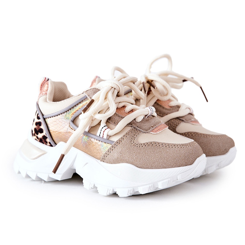 Scarpe Sportive Bambini Sneakers Beige Rommie