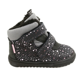 Stivali Impermeabili con Rosa Rosa TE-POR Mazurek 1360 grigio