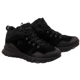 Scarponcini da trekking da uomo in pelle Filippo M PAW294A nero