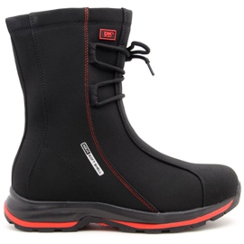 Stivali da neve impermeabili legati Dk W DK15D nero