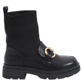 Tone Black Stivaletti con tomaia a calzino nero