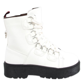 Stivali stringati Hean Blanco bianca