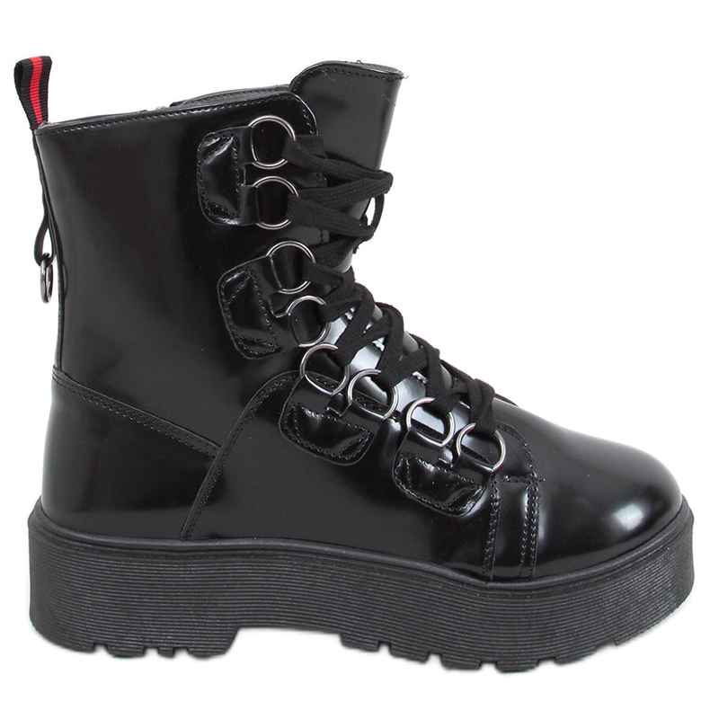Stivali stringati Hean Negro nero