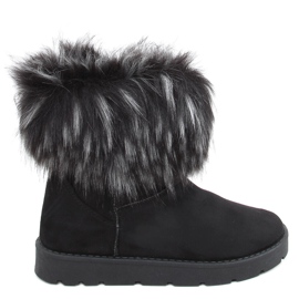 Doposci con pelliccia di Else Black nero