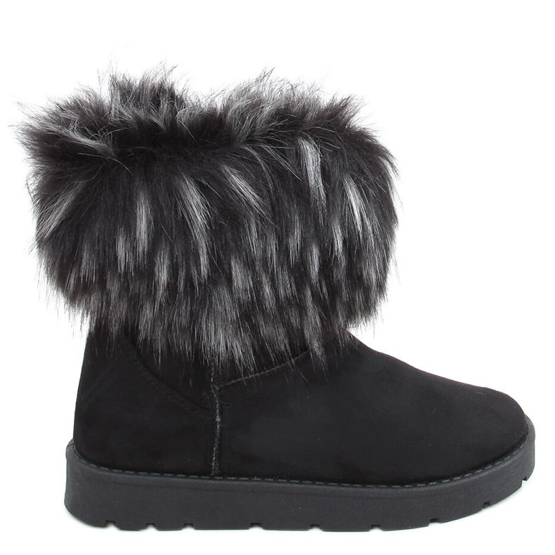 Doposci con pelliccia di Else Black nero