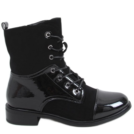 Stivali in vernice Nina Black nero